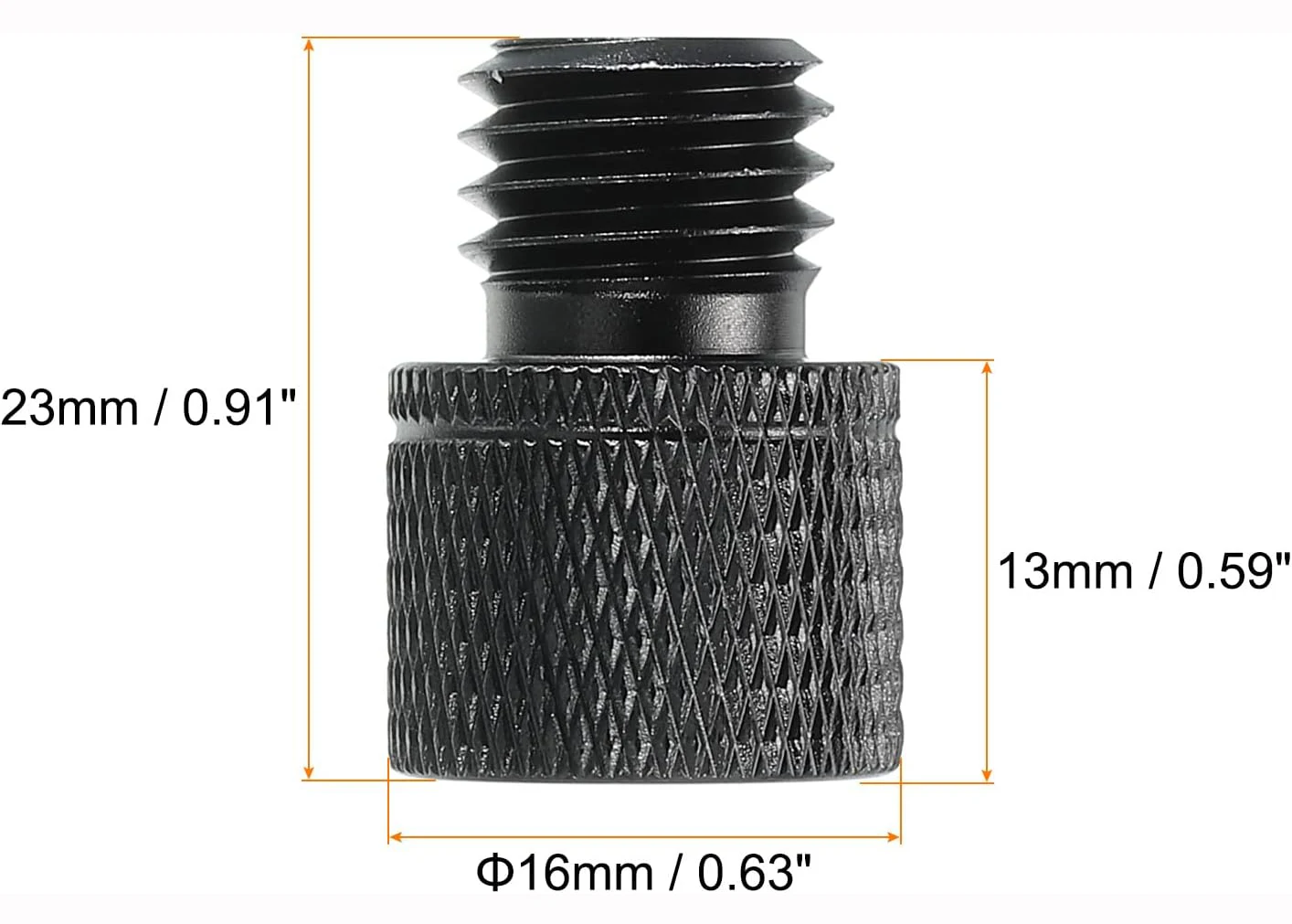 مهايئ حامل ميكروفون أسود للكاميرا ، خيط لولبي ، حامل ثلاثي القوائم ، 3/8 أنثى إلى M12 ذكر ، كاميرا ، 2 حزمة