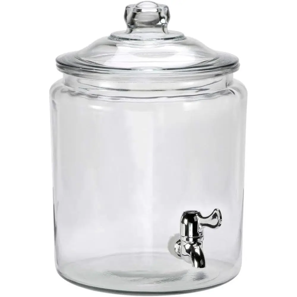 

2 Gallon Glass Beverage Dispenser