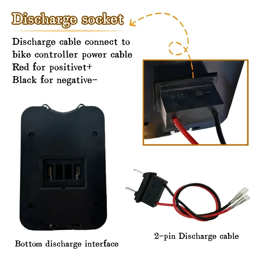 Waterproof Shell Safety Lock For Silver Fish Electric Bicycle Battery 60V 20Ah 1200Wh Lithium Rechargeable Battery
