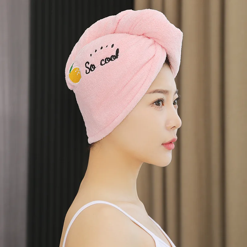 Serviette de bain en microcarence pour femmes, serviettes éponge pour adultes, serviette de douche, turban pour sécher les cheveux à la maison