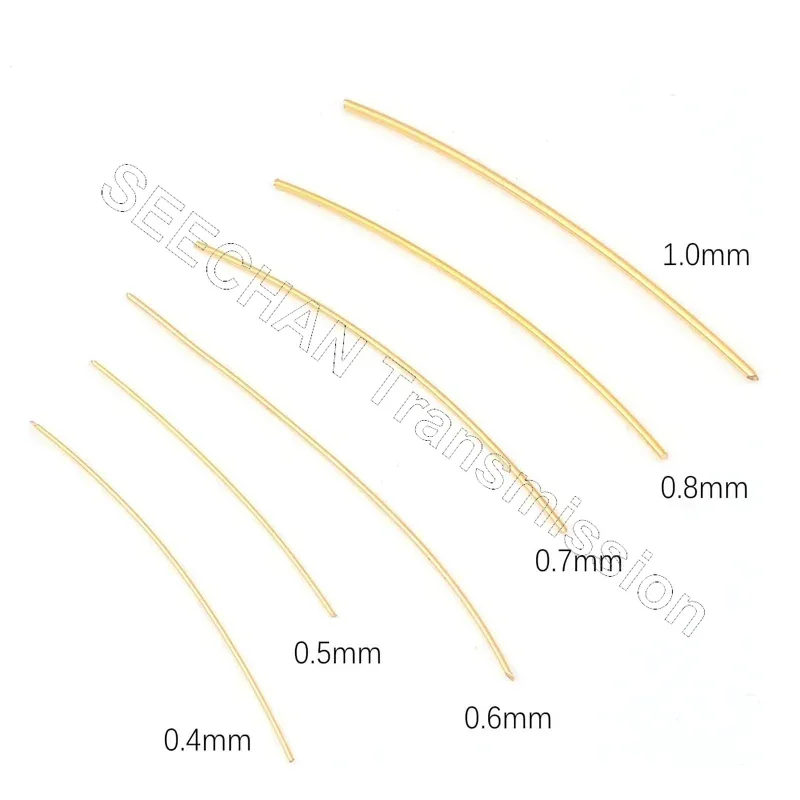 Soft Golden Brass Wire Bare Copper Craft Wire 0.1-3mm for DIY Jewelry Making Wire Wrapping Sculpture Model 1-100m Coil Spool