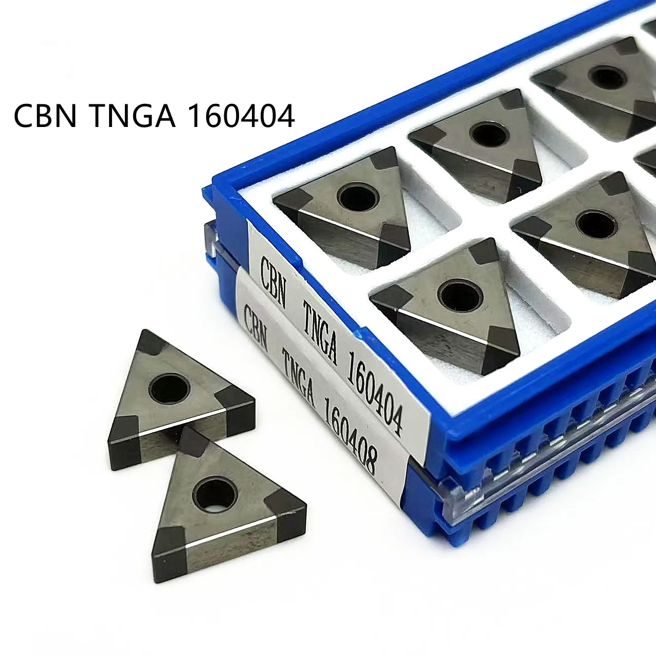 2 pezzi di alta qualità TNGA160404 inserto CBN inserti Pcbn brasati tornio utensile per tornitura taglierina TNGA 160408 utensile per tornitura di macchine utensili