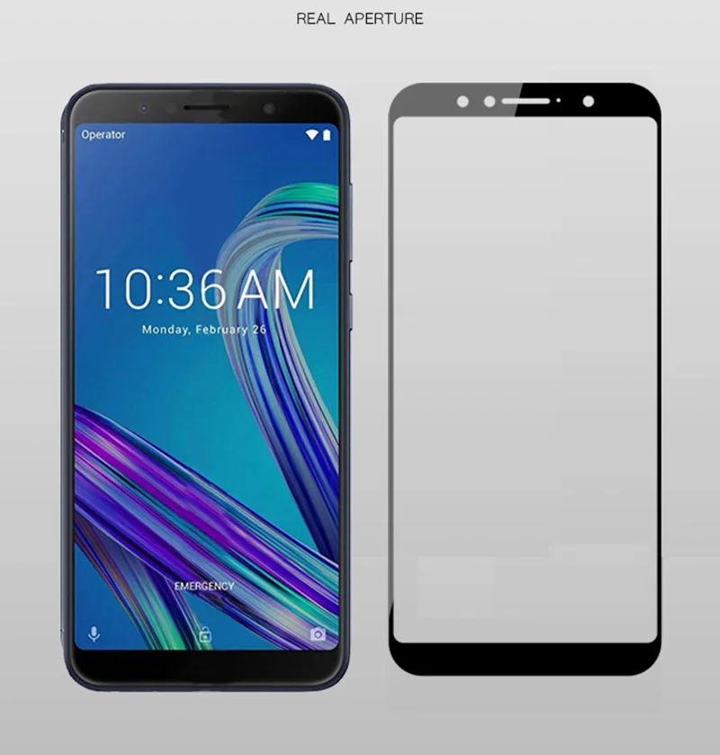 2.5D 9H Premium full Tempered Glass For ASUS ZenFone Max Pro M1 ZB601KL ZB602KL  6\