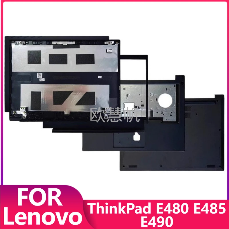 

T New for Lenovo ThinkPad E480 E485 E490 Laptop LCD Back Cover/Front Bezel/Palmrest/Bottom Case 01LW152 01LW155 01LW157 01LW161
