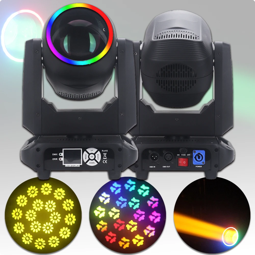 250W Beam Moving Head Lighting For DJ Disco Bar Party Wedding Stage Lighting Performance Show Bar Activity Pro Stage Effect