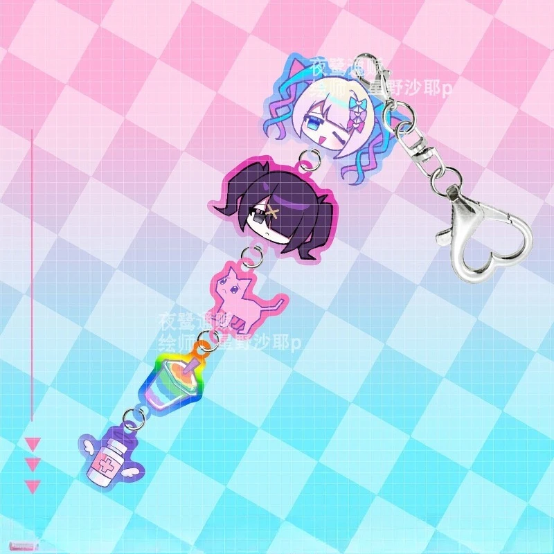 Needy Streamer Overload Acrylic Stand Keychain Ame-chan Omgkawaiiangel Ame Game Merchandise Display Cabinet Showcase Comic Item