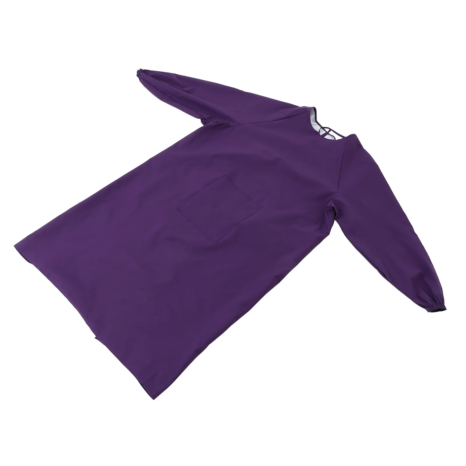 

Водонепроницаемый фартук с длинными рукавами, фиолетовый, сверхмощная кухонная спецодежда, маслостойкая для приготовления пищи, чистки, мытья посуды в саду