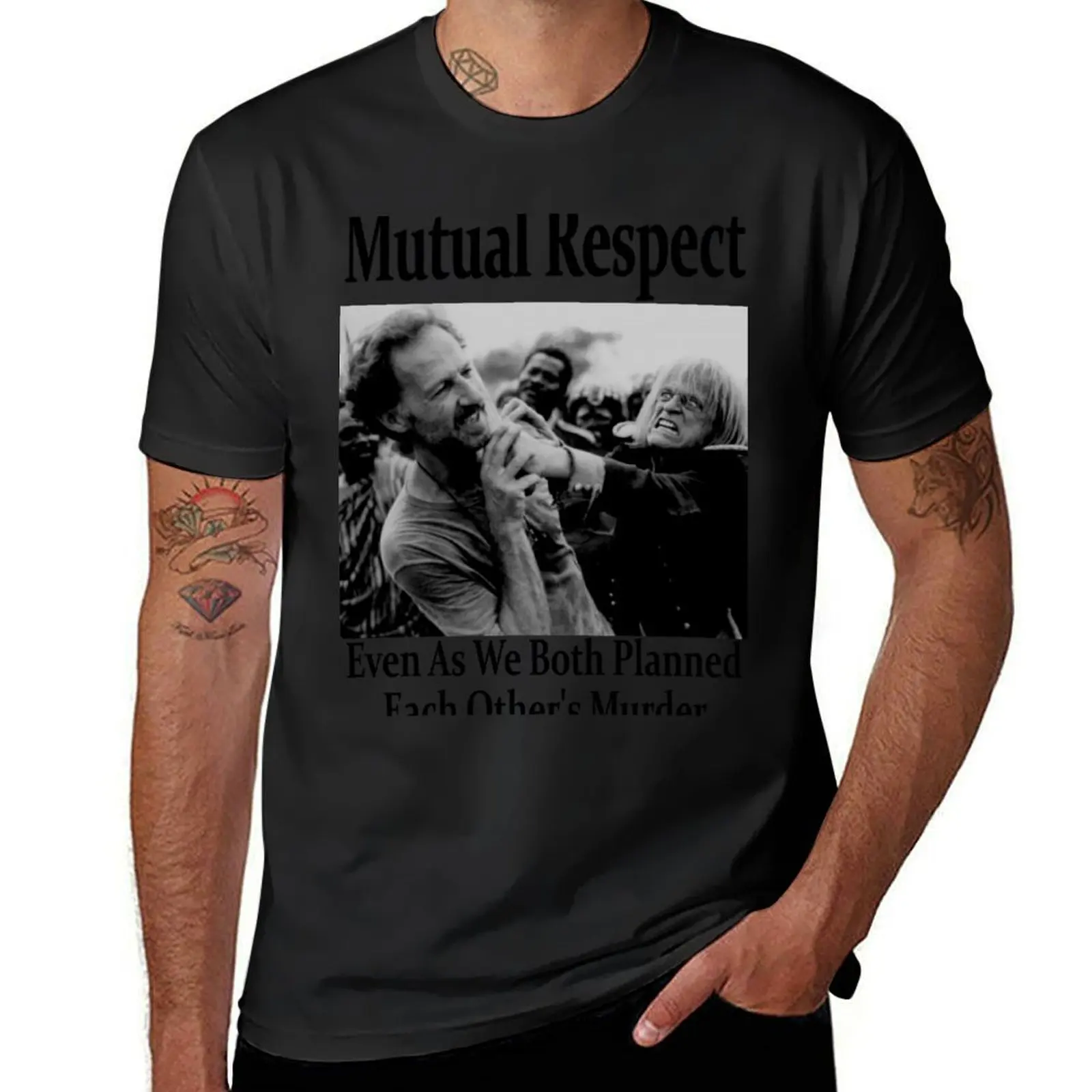 Werner Herzog and Klaus Kinski's Mutual Respect T-Shirt summer top customs design your own for a boy oversized mens clothes