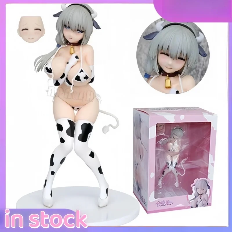 22cm Uzaki-Chan Wa Asobitai! Tsuki Uzaki Sexy Anime Girl Figure Dreamtech Cow Pattern Bikini Action Figure Adult Model Toys Gift
