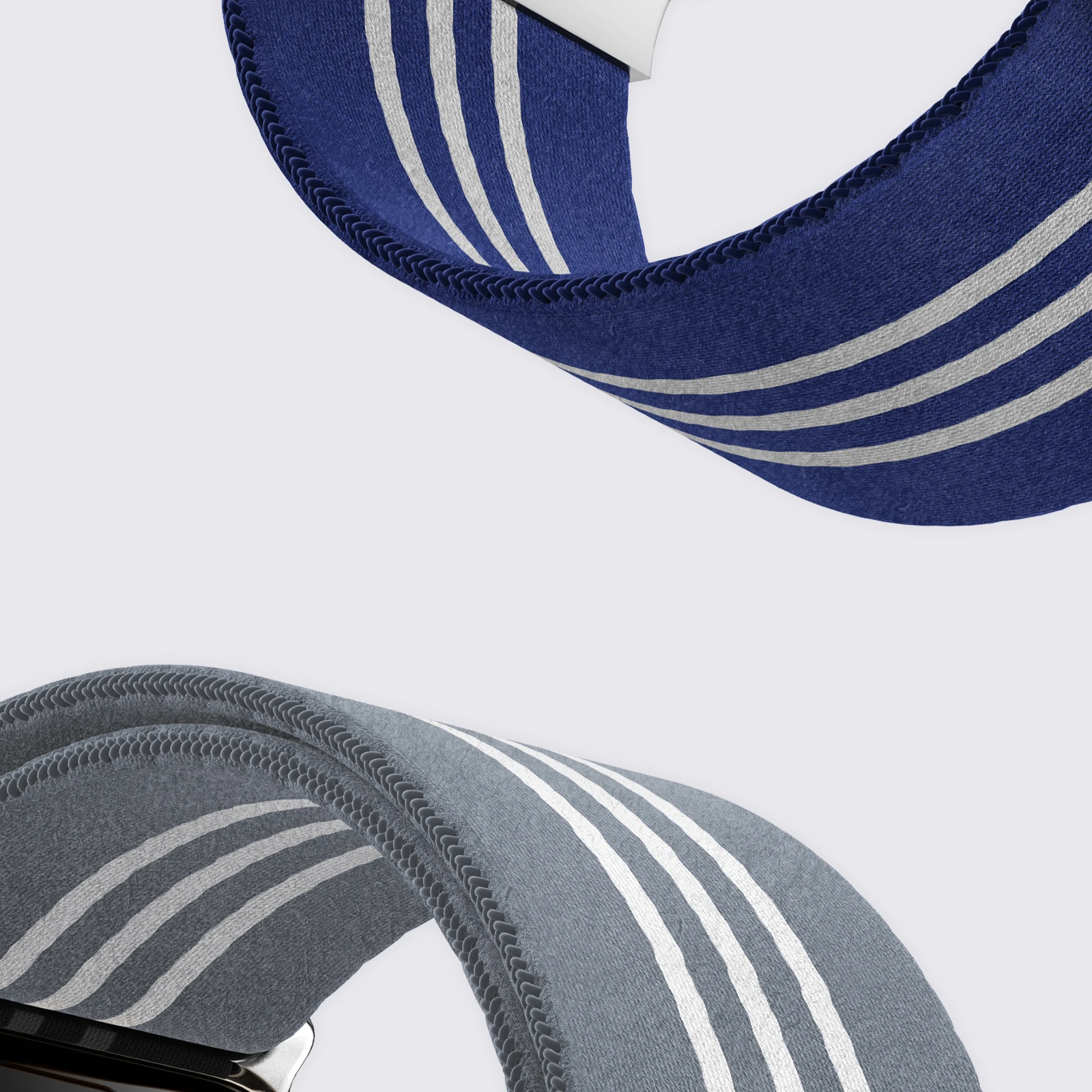 حزام Lebanda لساعة Apple Ultra Series 10 9 8 7 6 5 4 SE مشبك المظلة حزام مضفر من النايلون المرن لملحقات iWatch