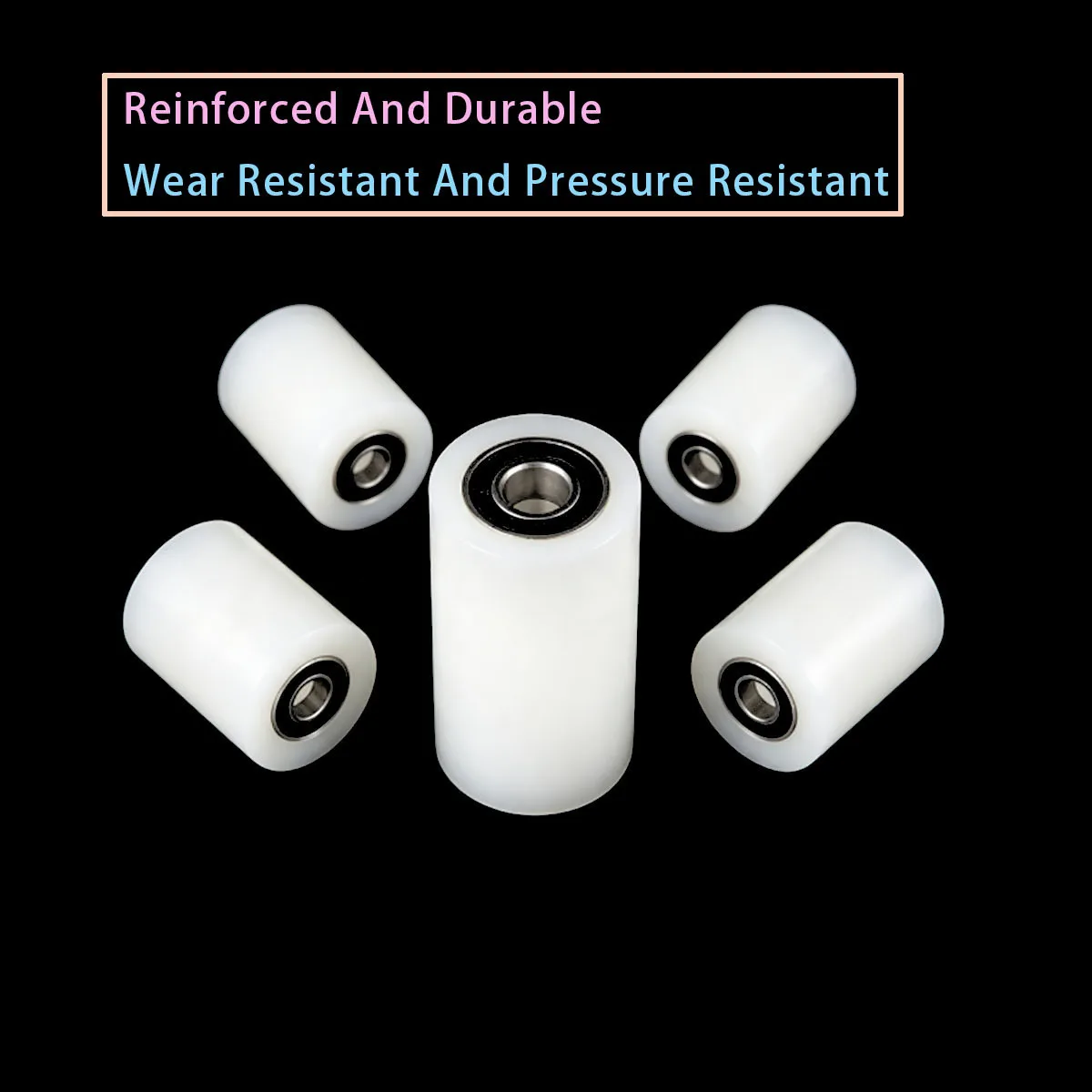 Nylon Double Bearing Roller BST680030-50 Formaldehyde Guide Wheel 10 * 30 * 50 30mm Plastic Bearing Pulley