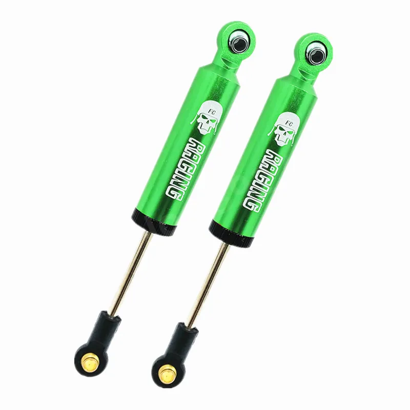 2Pieces Aluminum Oil Suspension Shocks Absorber Internal Spring Dampers 100mm For 1/10 Model Crawler AXIAL SCX10 TRX-4 TRX4 JEEP