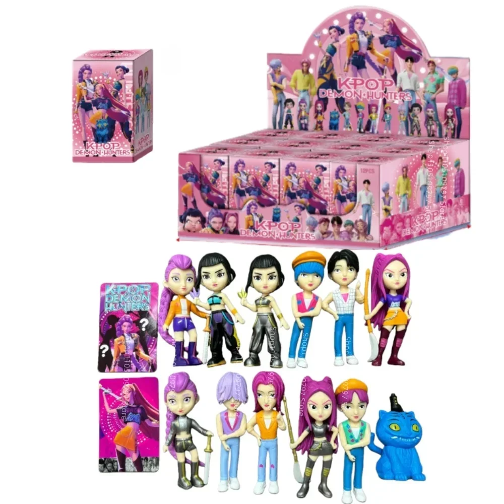 

Аниме KPop Demon Hunters слепая коробка-забавная разборка маленькая статуя настольная модель слепая сумка Коллекционный рождественский подарок