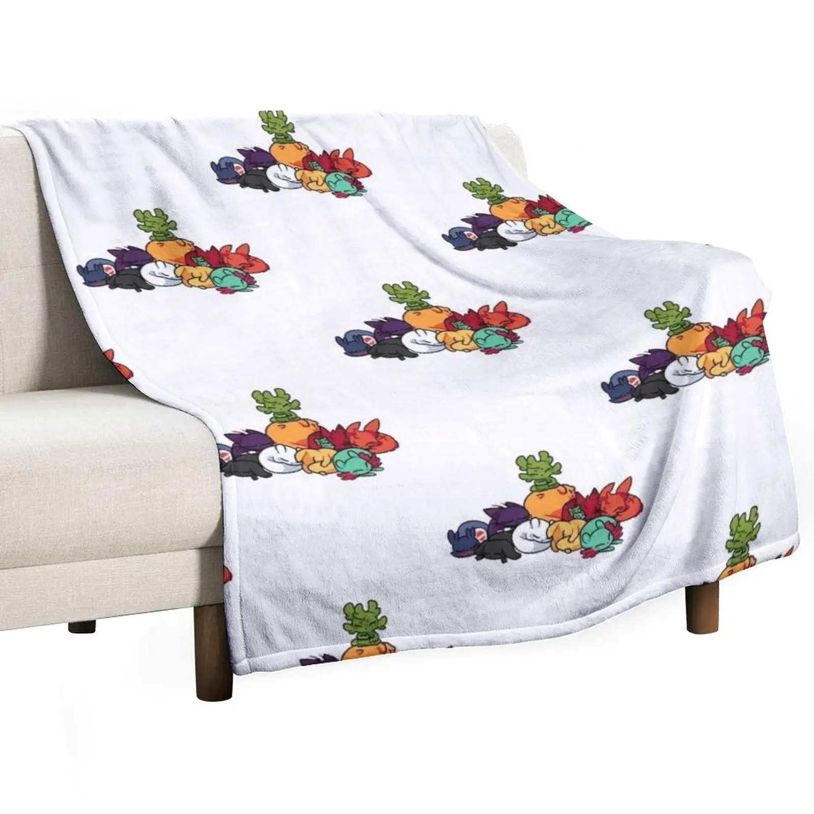 Group Hibernation Throw Blanket For Decorative Sofa Hair Soft Plush Plaid Bed Blankets