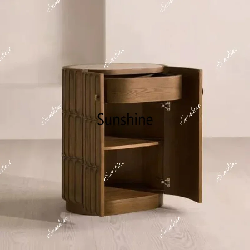 Medieval style solid wood chest cabinet, living room locker, retro style bedroom storage cabinetTJ