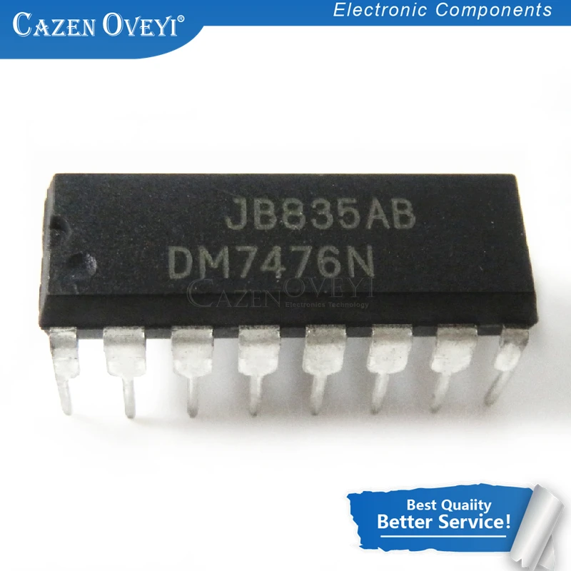 10pcs/lot DM7476N DM7476 DIP-16 In Stock