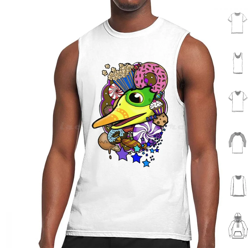 Viva Pinata-Collage! Tank Tops Print Cotton Viva Pinata Viva Pinata Animals Party Sweets Candy Candies Chocolate