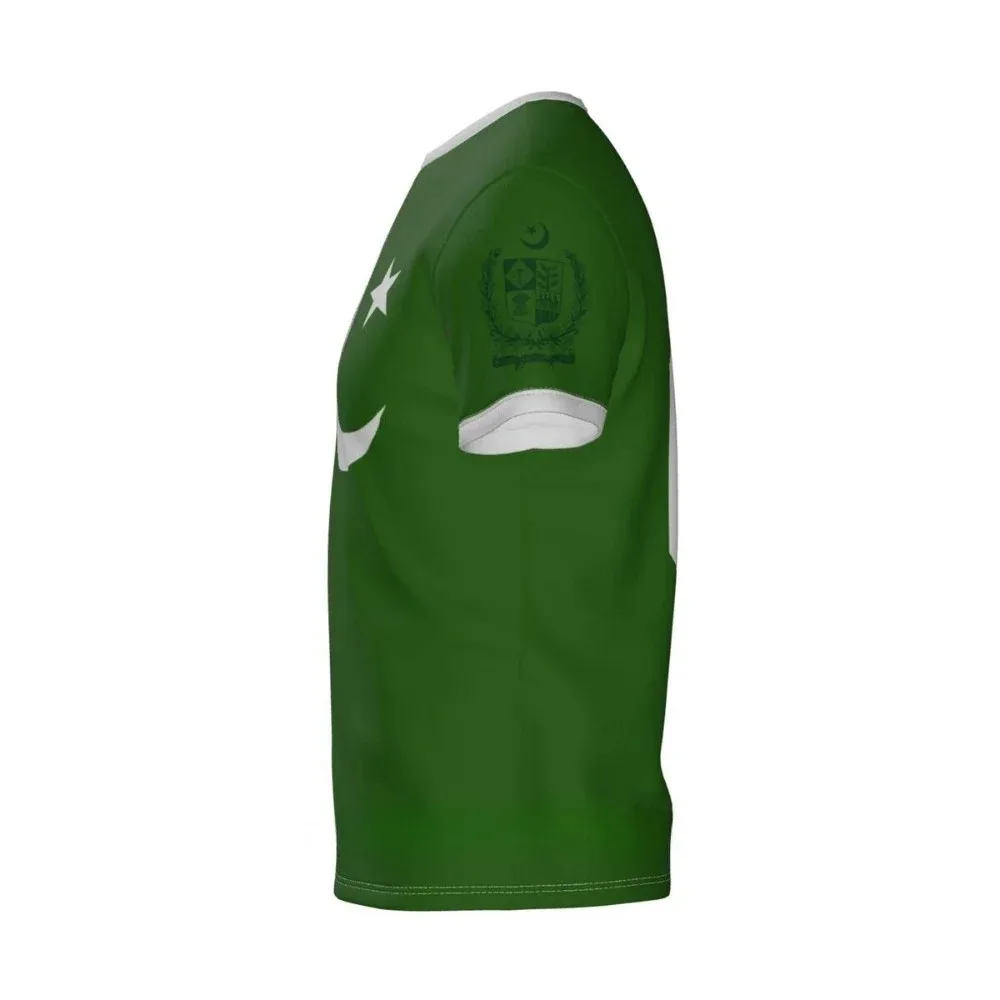 Fashion New Pakistan Flag Graphic 3D Print T-shirts Pakistan Emblem Men’s Sports Tops National Day Gifts Personalized Tee