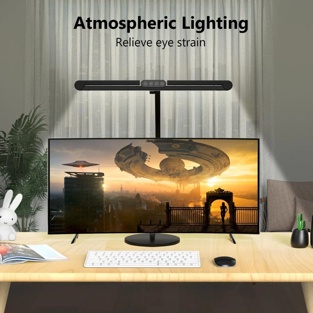 Architect Desk Lamp with Remote Control, Adjustable Led Desk Light for Home Office with Base