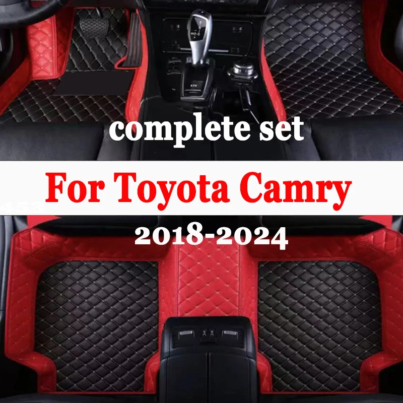 Car Floor Mats For Toyota Camry Hybrid 2024 2023 2022 2021 2020 2019 2018 Auto Accessories Carpet Protect Cover Interior Product