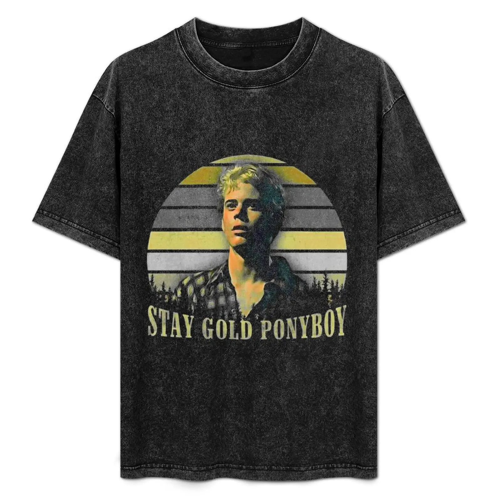 

Stay Gold Ponyboy T-Shirt blacks anime t shirts for a boy new edition designer t shirt men