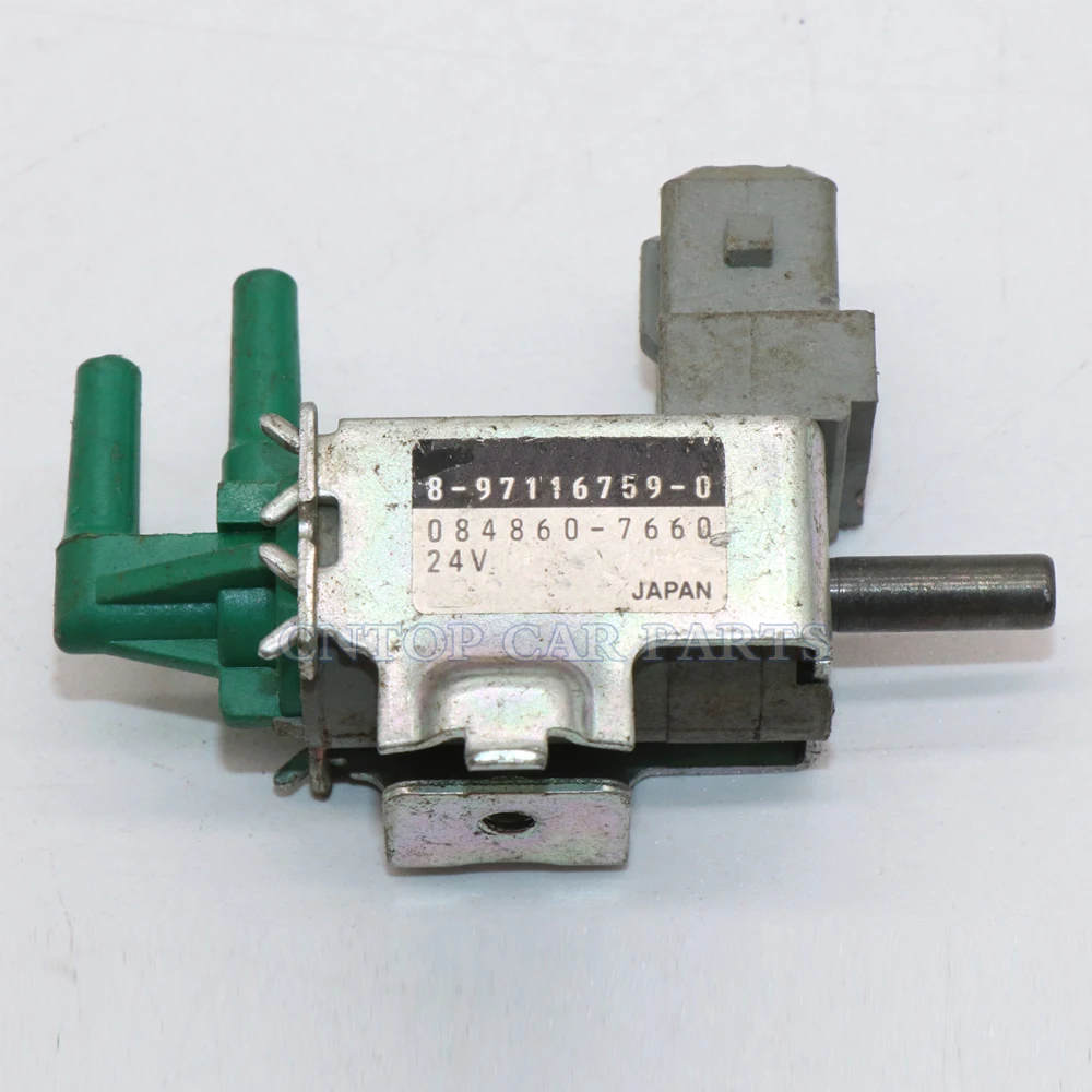 

8-97021705-1 184600-1371 Вакуумный электромагнитный клапан 24 В для Isuzu 8970217051 1846001371