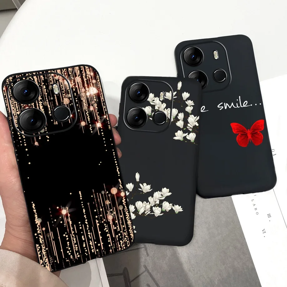 غلاف حماية من السيليكون الناعم لهاتف Tecno Spark GO ، ممتص صدمات أنيق ، Pop 7 Pro ، Pop7 Coque ، Pop 7 ، BF6 ، BF7 ، 2023