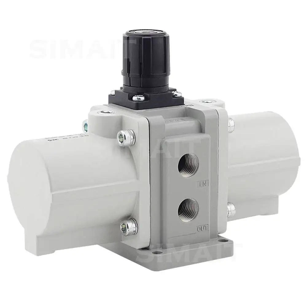 VBA10A-02/02GN Gas Pressure Booster Valve | Pneumatic Cylinder Booster Regulator 0.2-2.0MPA 230L/MIN
