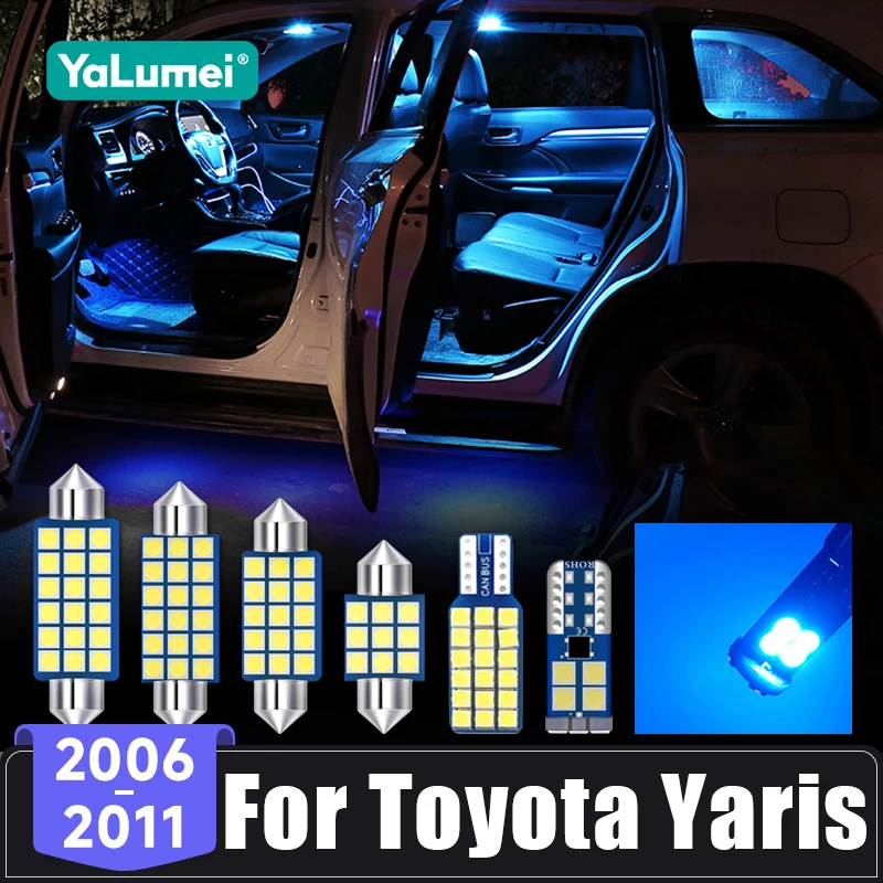 

For Toyota Yaris 2006 2007 2008 2009 2010 2011 LED Car Dome Reading Lamp License Plate Trunk Light Interior Lighting Accessories