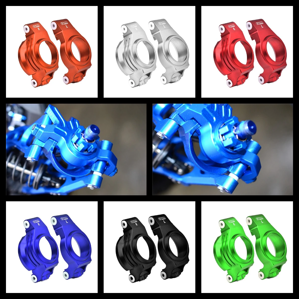 GPM TRAXXAS 1/5 X-Maxx 1/6 XRT 8S For 7075 Alloy Front C Hubs