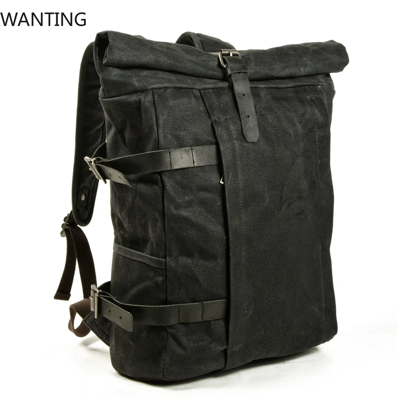 

Vintage batik canvas backpack large capacity anti-theft waterproof rucksack for outdoor travel sports and cycling backpacks