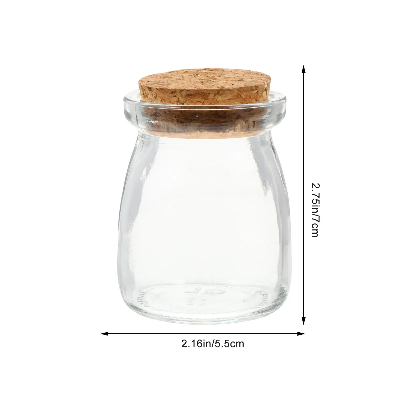 Fairy Labels Juice Empty Candy Jars with Lids Storage Bottle Wishing Bottles Pudding Glass view 3