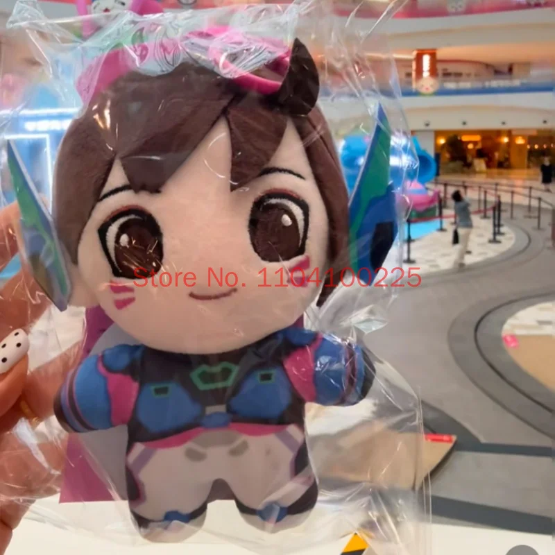 Blizzard Overwatch Anniversary Plush Keychain Kiriko Mercy Ana Cute Plush Doll Pendant Toys Collectible Series Ornaments Gift view 3