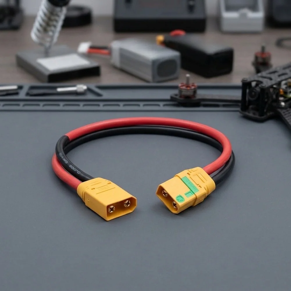 RC For XT90-S Female To For XT90 Male Connector Extension Wire Cable For Robust RC Applications Easy To Install