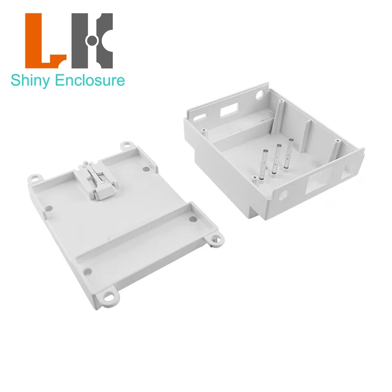 Free Shipping 1PC 88x72x41mm Intelligent Guide Rail Case Remote Meter RG45 To 485 Communication Enclosure Network Card Case