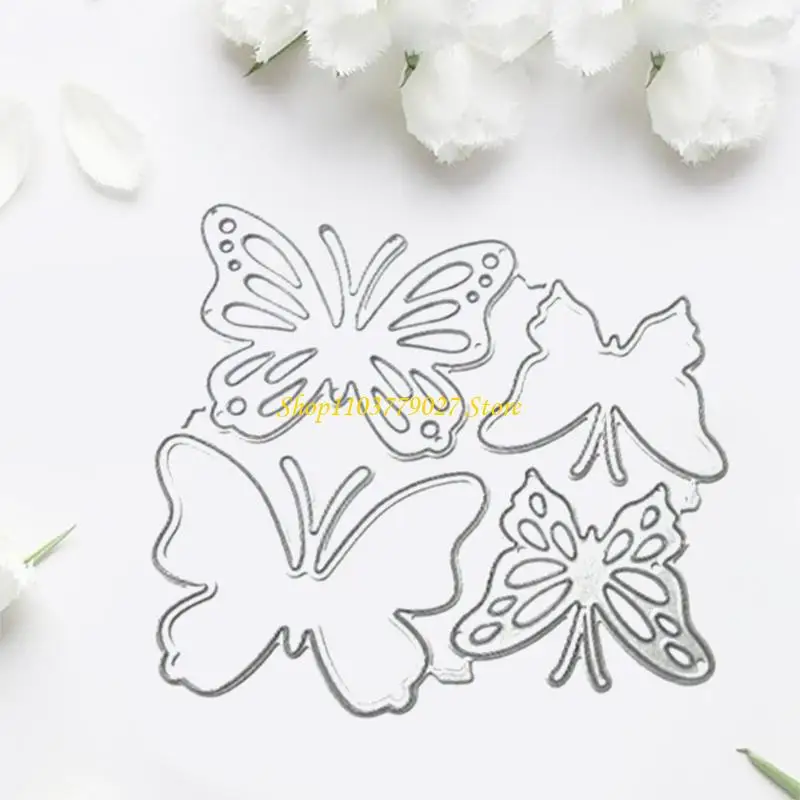 

C4DF для бабочки, трафареты, трафареты, декоративные украшения ручной работы для скрапбукинга, аксессуары для изготовления на