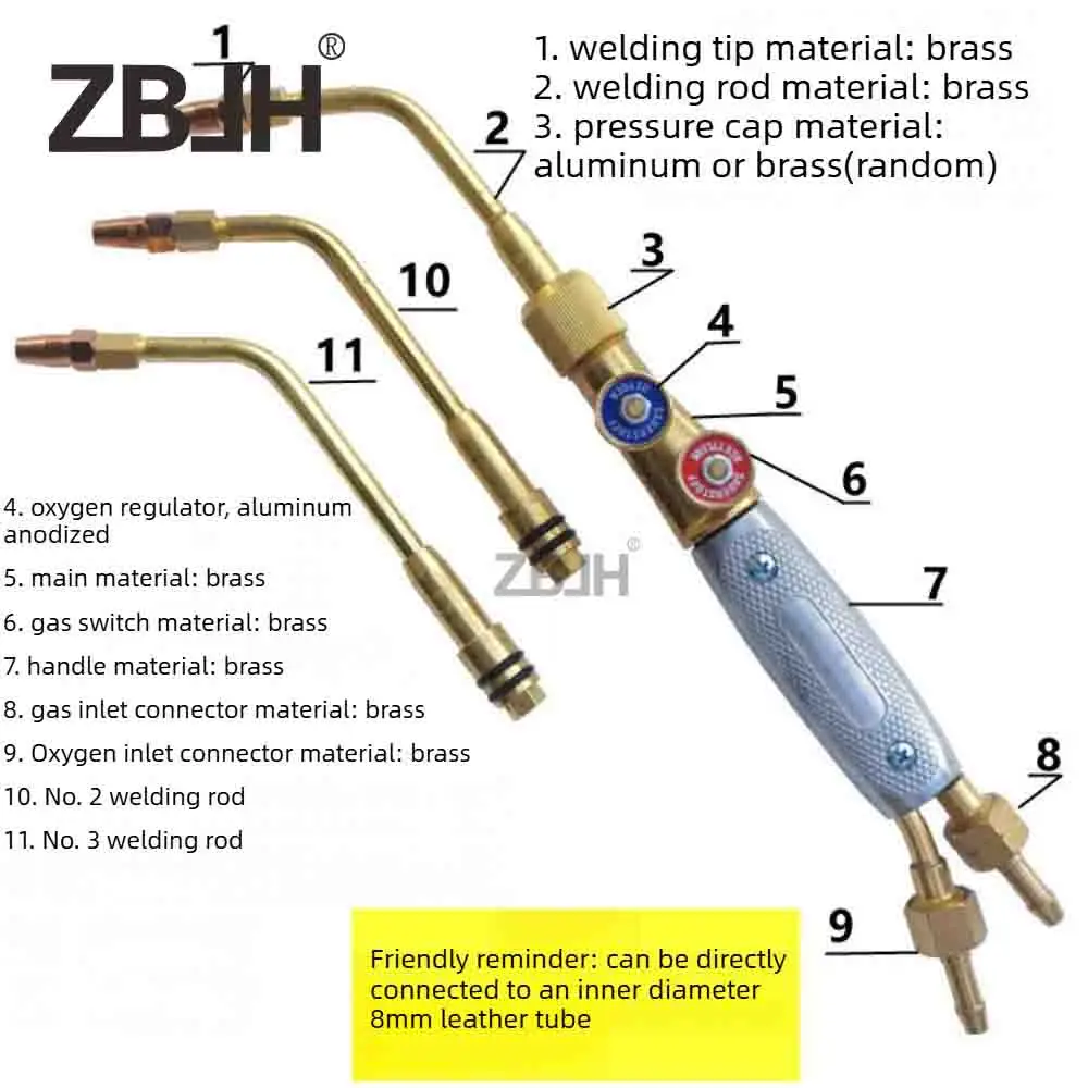 

Rotary Gas Welding Torch Gun for Oxy-Acetylene Propane, Brazing Heating