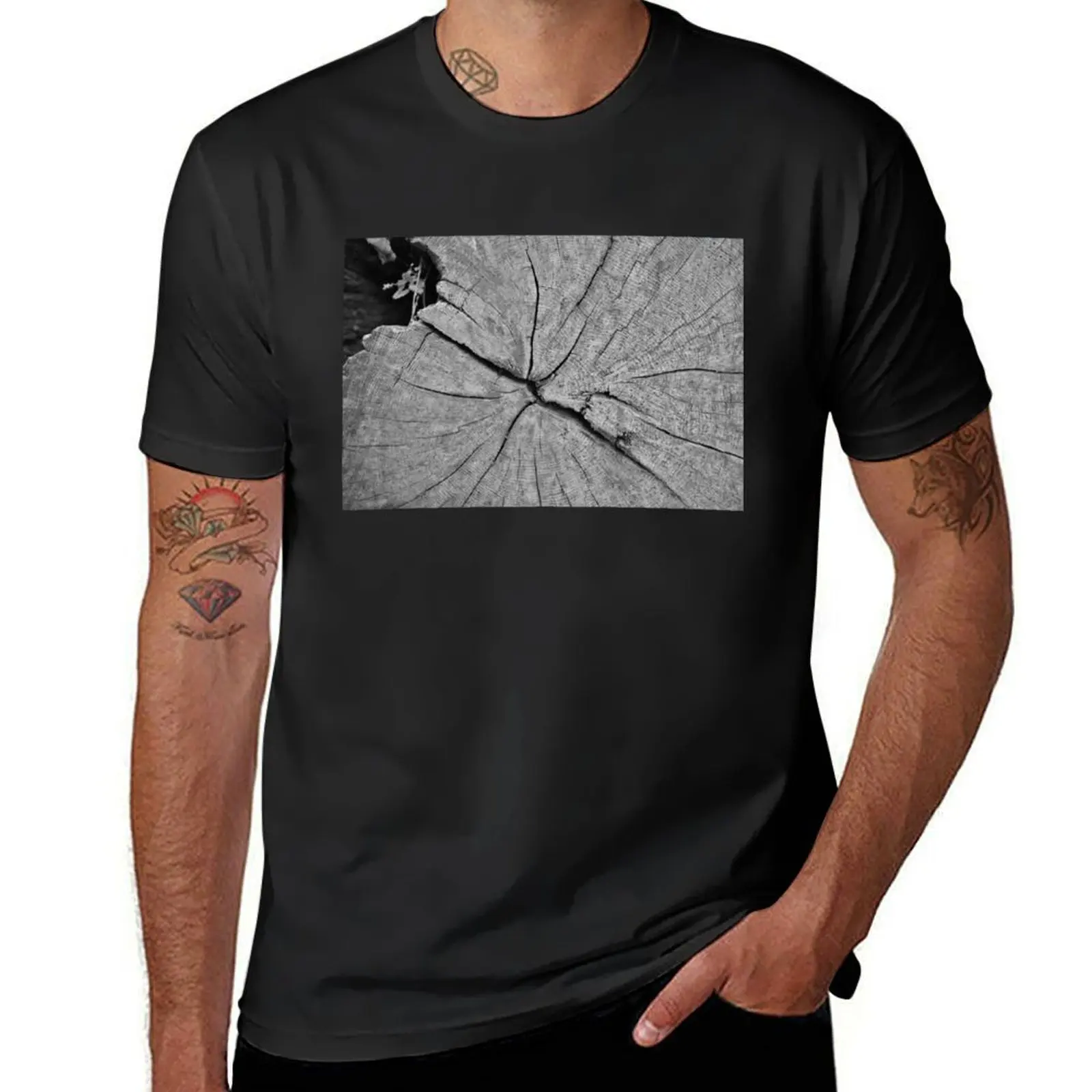 Trunk and it's rings T-Shirt Blouse aesthetic clothes plain black t shirts men