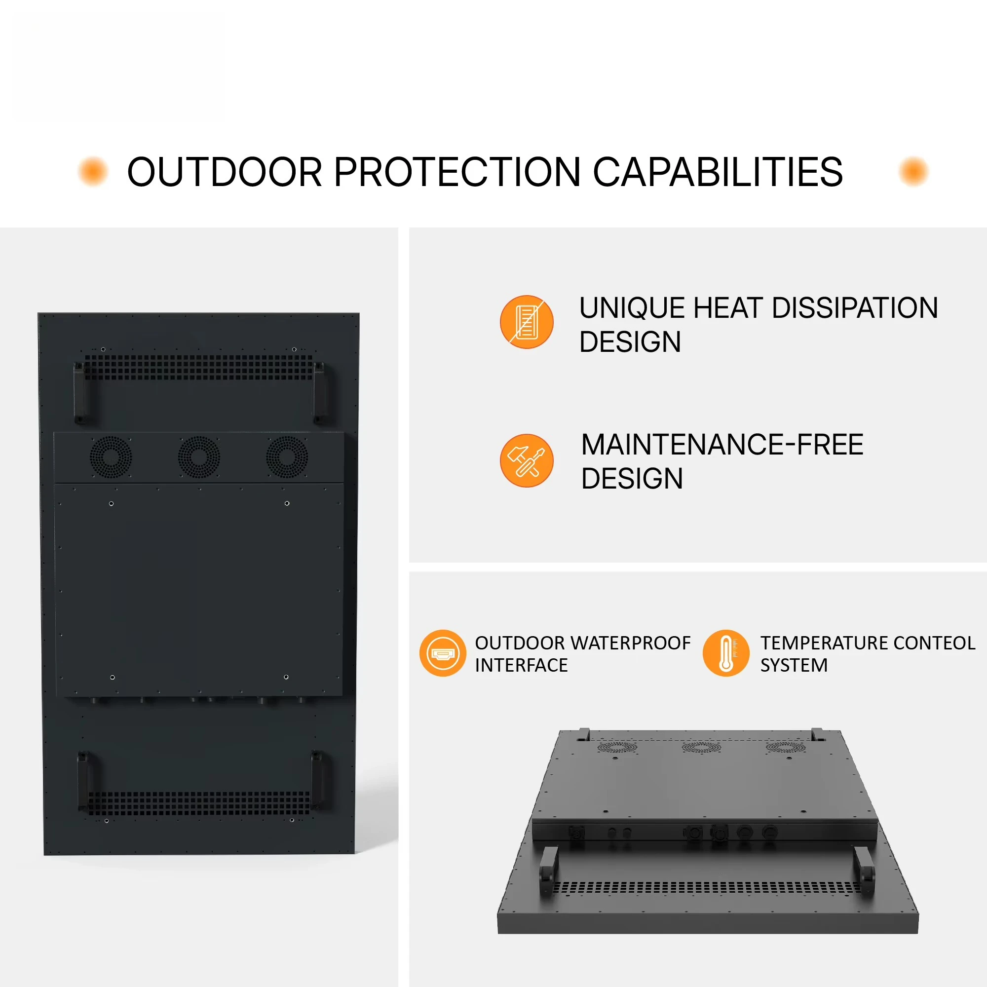Ultra Slim Bezel Outdoor Digital Signage 3000 Nits IP66 Waterproof High Brightness LED Backlight LCD Advertising
