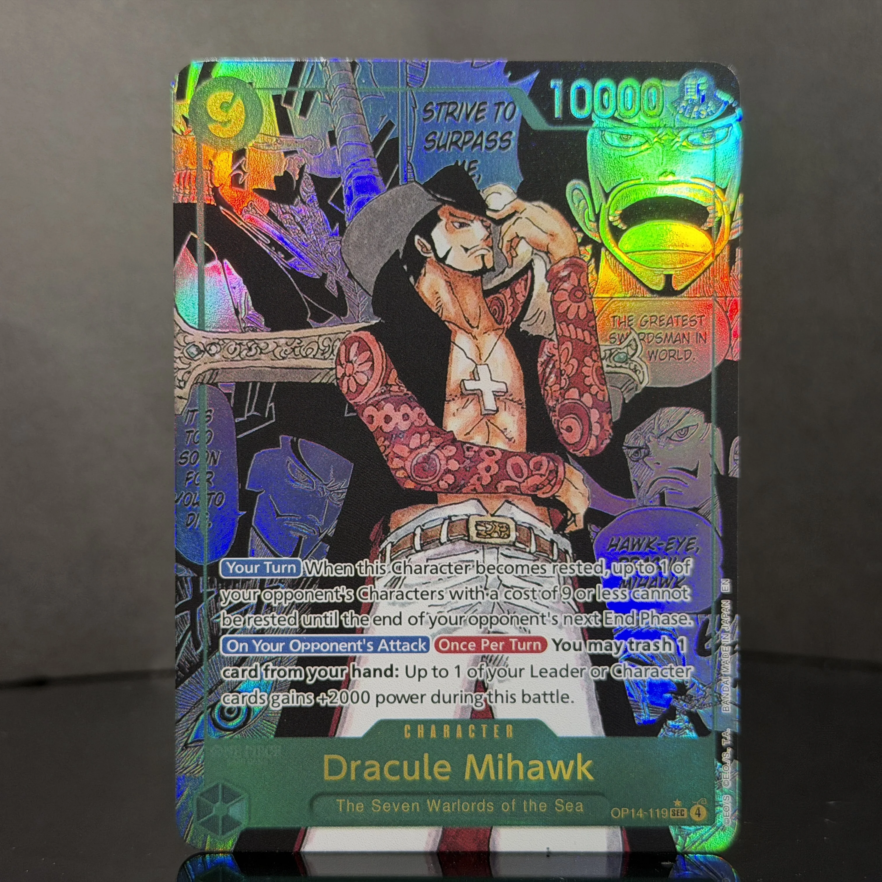 OPCG TCG Hardcore Staples OP14/OP09/OP10/OP12/OP13 Manga Rare Mihawk Sanji Boa Hancock SP SEC Rare Cards Proxy collection gift