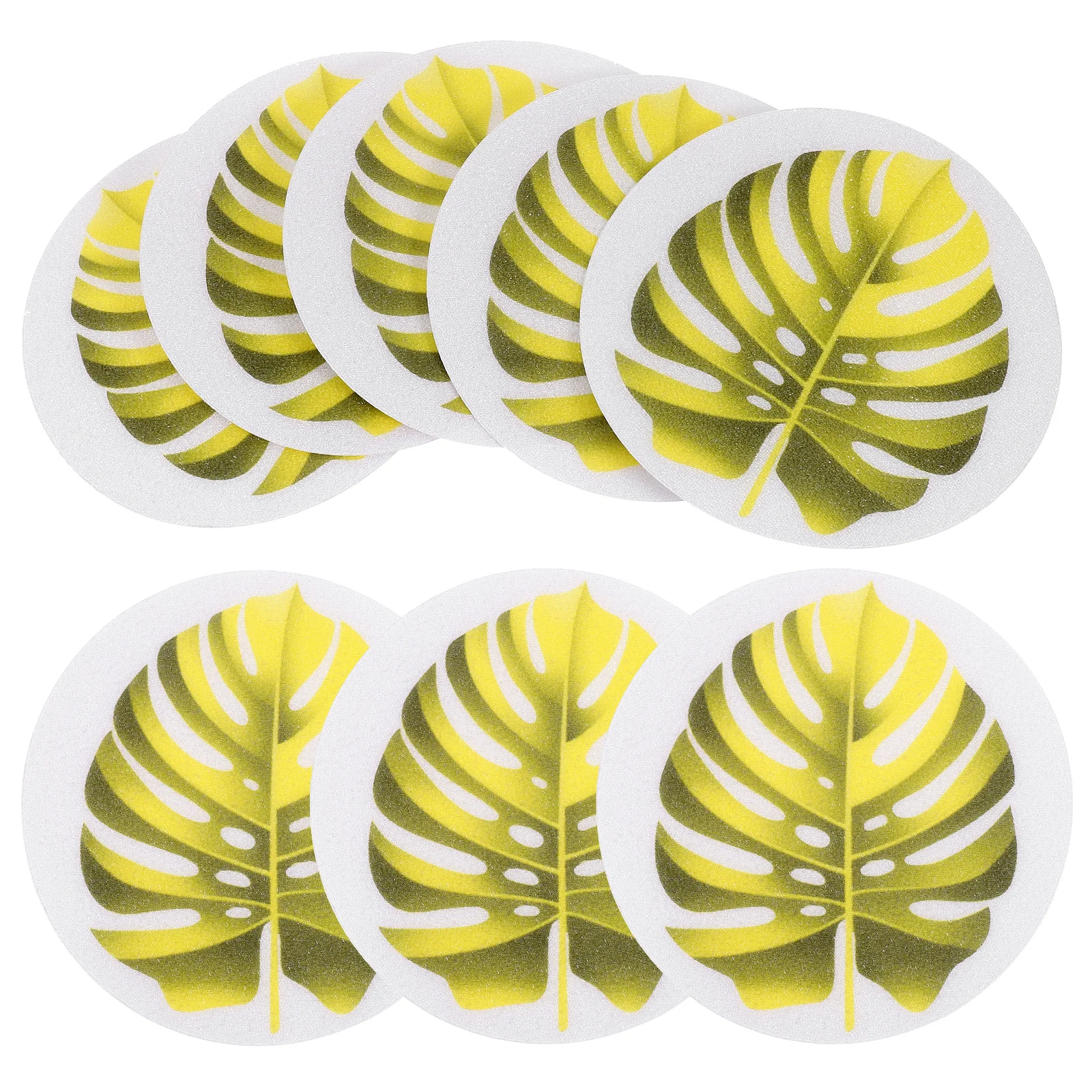 

1Set Anti-Slip Bathtub Stickers Leaf Shape Non-Skid Bathroom Wall Stickers Lovely Household Bathtub Decals