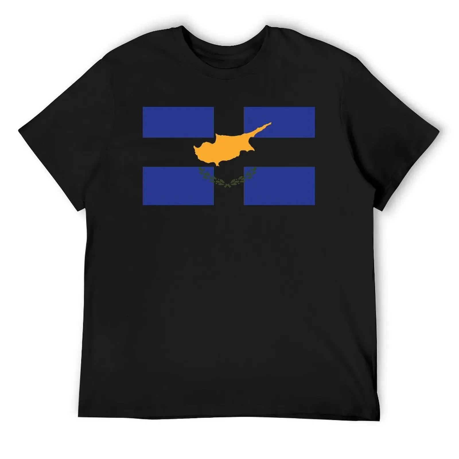 Greek Cyprus flag T-Shirt plus sizes graphics designer shirts men clothings