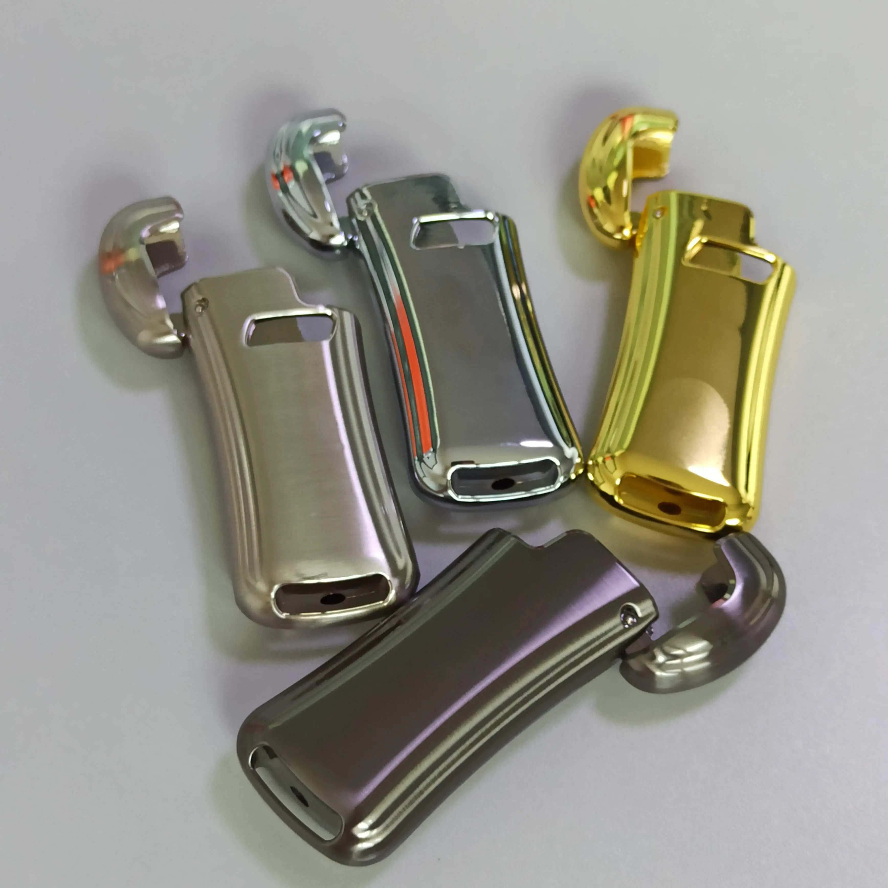 1Piece Metal Lighter Case Cover Shell Fits Bic J5 Size Lighter Case Cover Holder