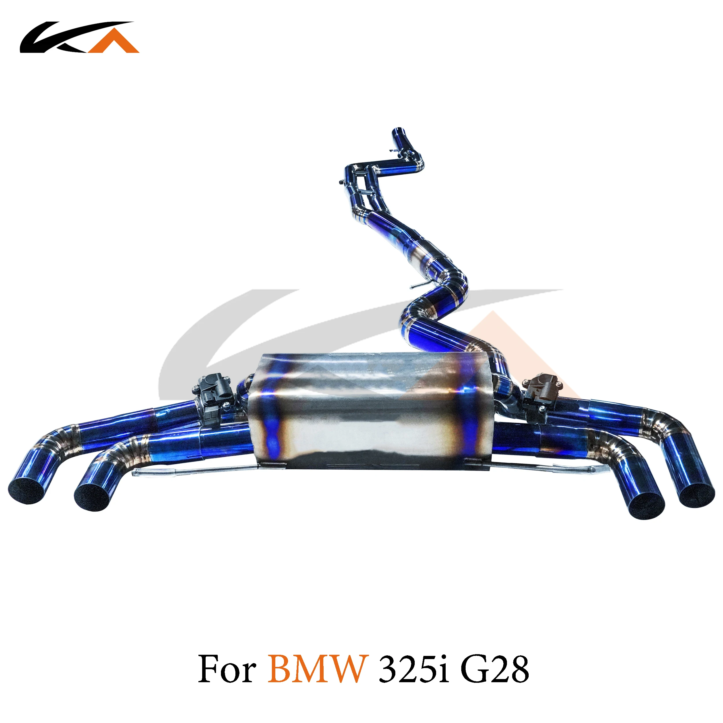 

KA Tuning exhaust system titanium alloy catback for BMW 330i 325i 328i G20 3 Series performance auto part with muffler and valve