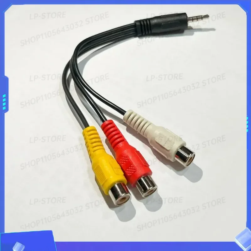 3RCA Female 3.5mm Male Jack Plug Male To 3 RCA Adapter Cable Connector Extension 3.5 To 3 RCA Female Audio Video AV Wire Cord