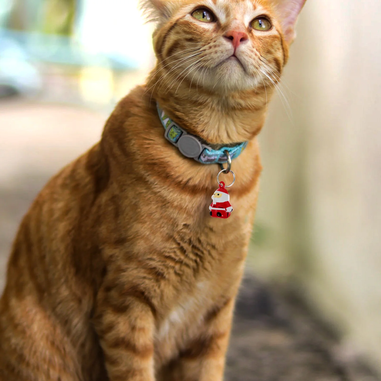 

6Pcs Christmas Pet Collar Bells Small Copper Decorative Hanging Bells for Cat Dog Collar Accessories Keychain Cat Accessories