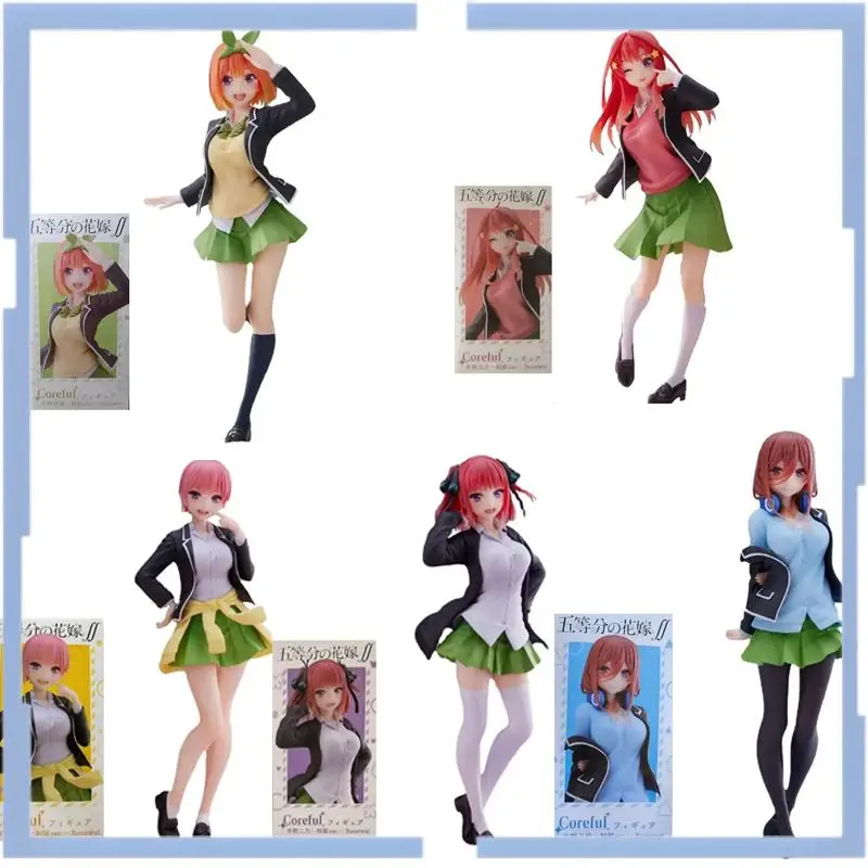 

Genuine in stock Original TAITO The Quintessential Quintuplets Nakano Ichika Nino Miku Yotsuba Itsuki Anime Action Figures Toys