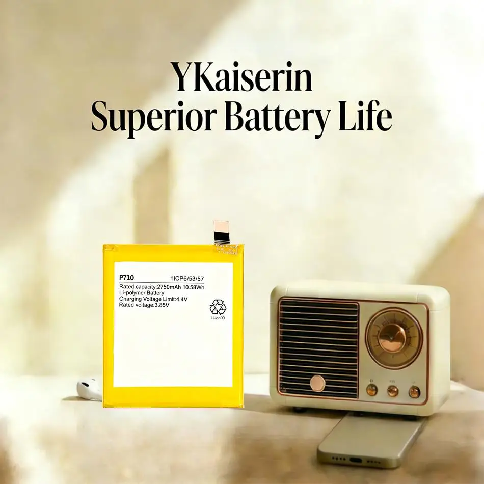 

Аккумулятор для мобильного телефона Rakuten Hand P710 575357 с хорошей работой при низких температурах, безопасный, 2750 мАч