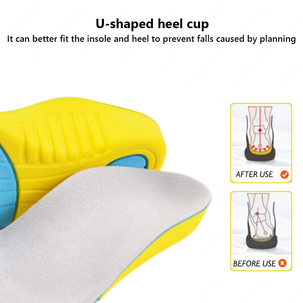 Child Orthopedic Insole For Flat Foot Kid Comfortable Correction X/O Leg,Arch Support,Foot eversion,Accessory Orthopedic Shoes