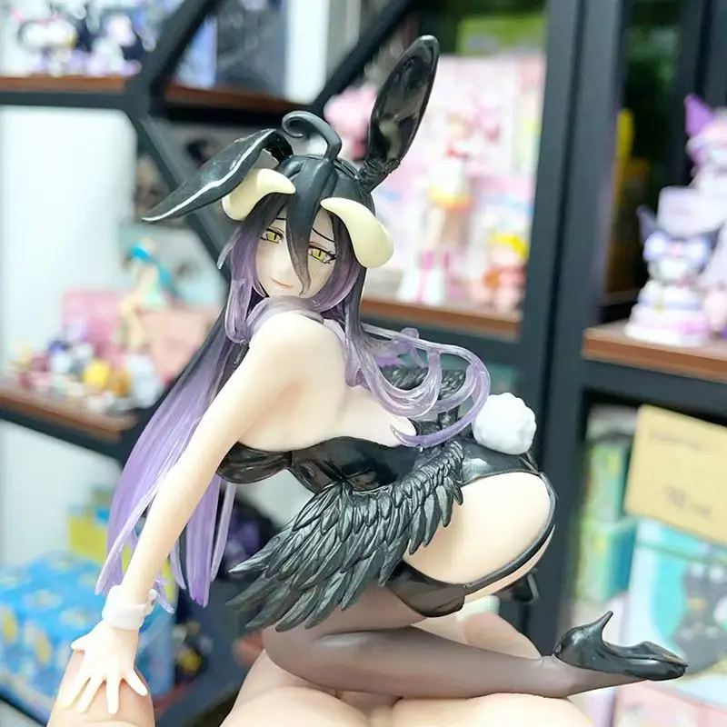 1-3 szt. 11cm figurka anime Overlord Albedo królicza dziewczyna klęcząca model anime zabawki prezenty kolekcja dekoracje ozdoby PVC